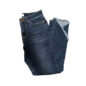 Loft Dark Wash Skinny Ankle Frey Jeans/Jeggings